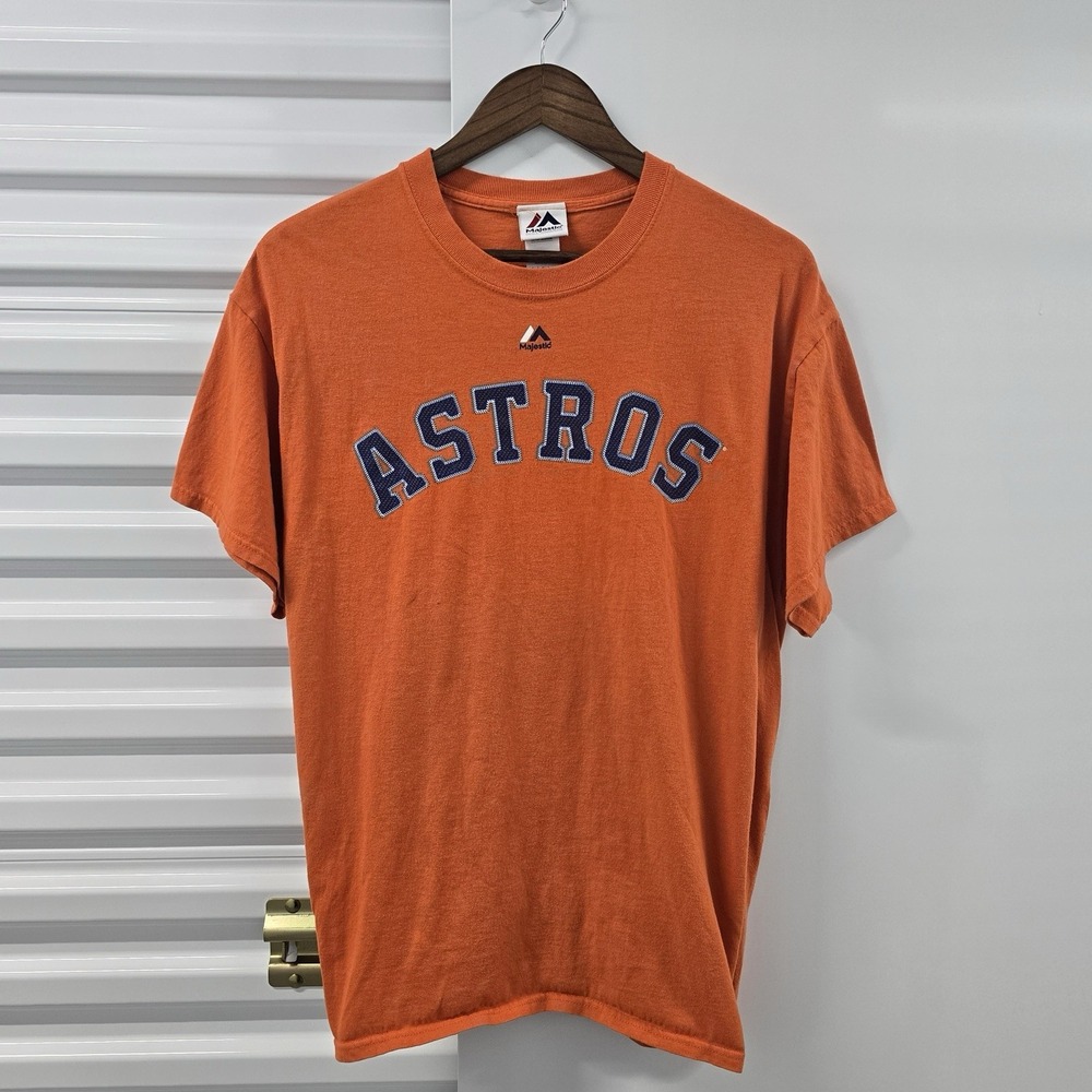 Carlos Correa Houston Astros Majestic T-Shirt Men's Large Orange MLB #1